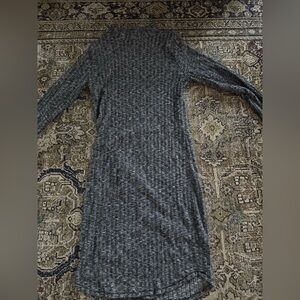Abercrombie & Fitch Charcoal Long Sleeve Dress